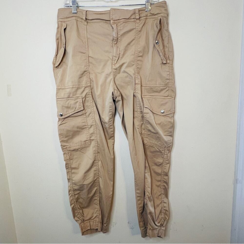 Lauren Ralph Lauren Tan Cargo Pants Size 12 Tapered Leg Outdoors Gorpcore